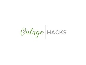 Outage Hacks logo design by bricton