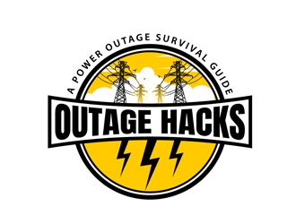 Outage Hacks logo design by DreamLogoDesign