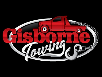 Gisborne Towing logo design by Suvendu