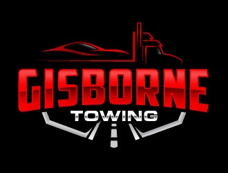 Gisborne Towing logo design by daywalker