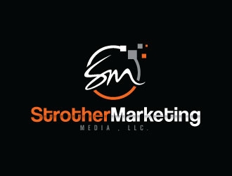 Strother Media Marketing, LLC. logo design by sanworks