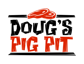 Doug’s Pig Pit logo design by rykos