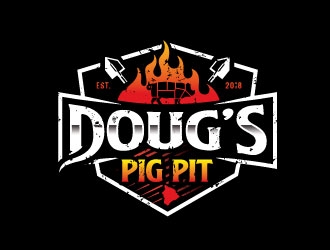 Doug’s Pig Pit logo design by sanworks