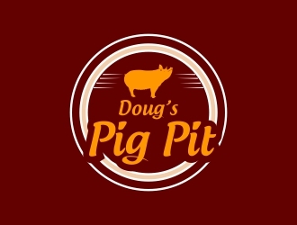 Doug’s Pig Pit logo design by mckris