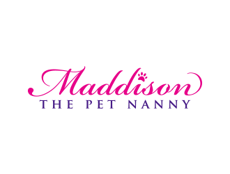 Maddison The Pet Nanny logo design by lexipej
