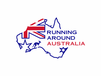 Running Around Australia logo design by haidar