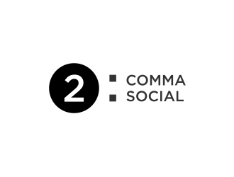 2 Comma Social logo design by asyqh