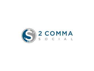 2 Comma Social logo design by ndaru
