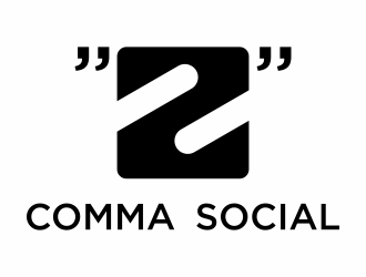 2 Comma Social logo design by savana