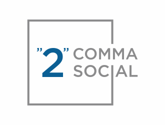 2 Comma Social logo design by savana