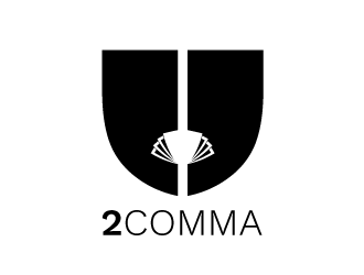 2 Comma Social logo design by Mezotronix