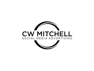 CW Mitchell - Social Media Advertising  logo design by dewipadi