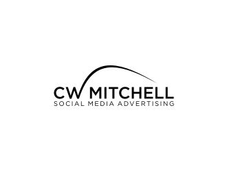CW Mitchell - Social Media Advertising  logo design by dewipadi