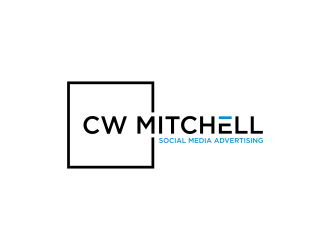 CW Mitchell - Social Media Advertising  logo design by hidro