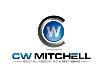 CW Mitchell - Social Media Advertising  logo design by ingepro
