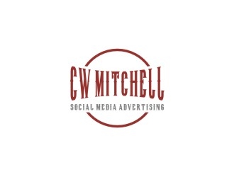 CW Mitchell - Social Media Advertising  logo design by bricton