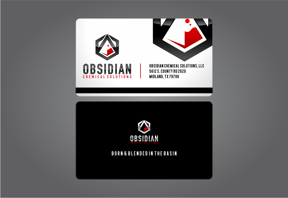 Obsidian Chemical Solutions logo design by mutafailan