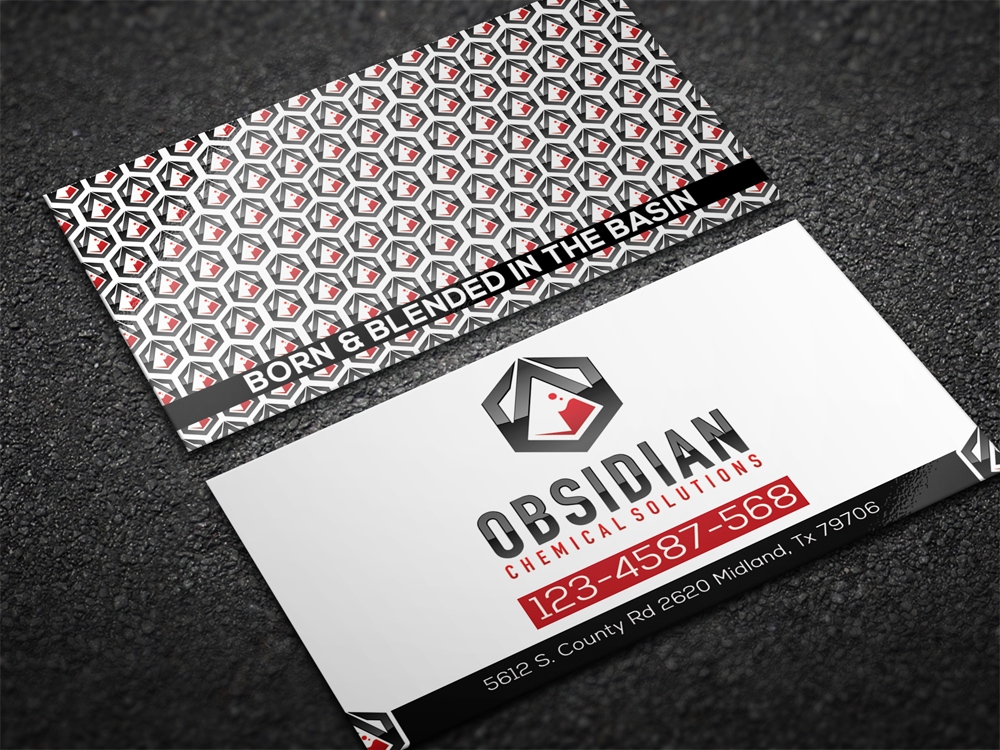 Obsidian Chemical Solutions logo design by aamir