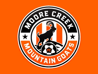 Moore Creek Mountain Goats logo design by ORPiXELSTUDIOS