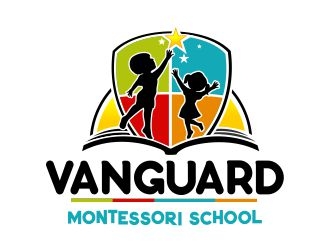 Vanguard Montessori School  logo design by veron