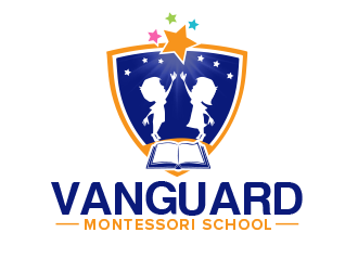 Vanguard Montessori School  logo design by BeDesign