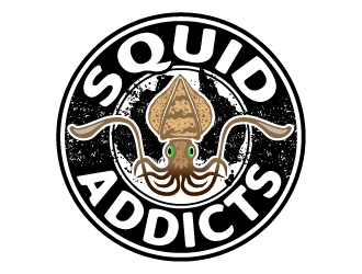 Squid Addicts logo design by josephope