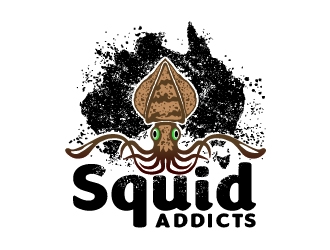 Squid Addicts logo design by josephope