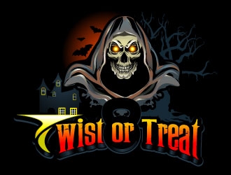 Twist or Treat (logo name) Twisted Cycle (Company Name)  logo design by uttam