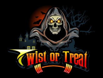 Twist or Treat (logo name) Twisted Cycle (Company Name)  logo design by uttam