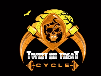 Twist or Treat (logo name) Twisted Cycle (Company Name)  logo design by Suvendu