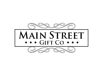 Little Gift Shop on Main  Or Main Street Gift Co logo design by BeDesign