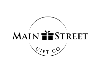 Little Gift Shop on Main  Or Main Street Gift Co logo design by BeDesign