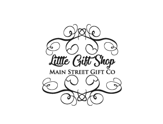 Little Gift Shop on Main  Or Main Street Gift Co logo design by samuraiXcreations