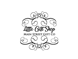 Little Gift Shop on Main  Or Main Street Gift Co logo design by samuraiXcreations