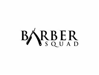 Barber Squad logo design by 48art