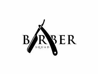 Barber Squad logo design by 48art
