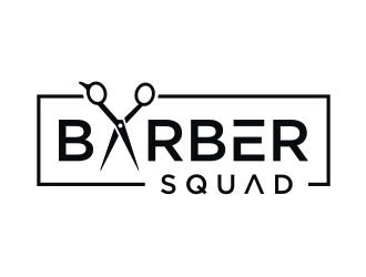 Barber Squad logo design by Shina