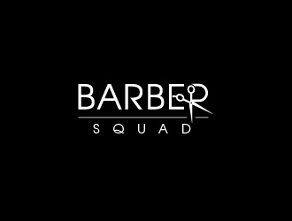 Barber Squad logo design by usef44