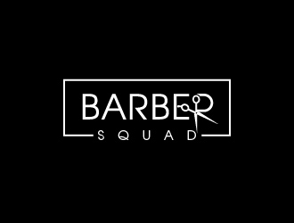 Barber Squad logo design by usef44