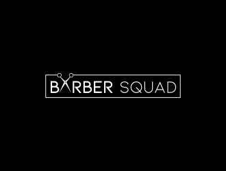 Barber Squad logo design by MRANTASI