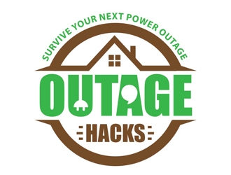 Outage Hacks logo design by shere