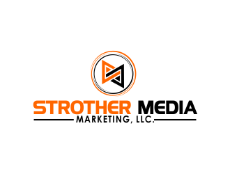 Strother Media Marketing, LLC. logo design by giphone