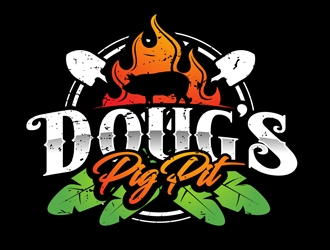 Doug’s Pig Pit logo design by DreamLogoDesign