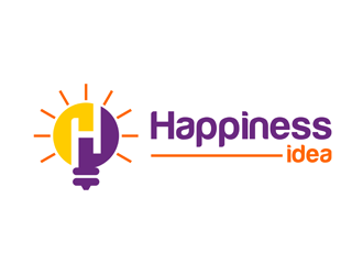 Happiness Idea logo design by bomie