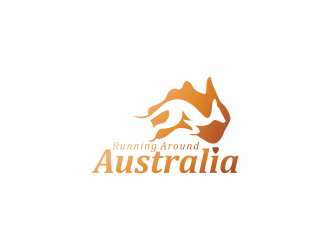 Running Around Australia logo design by haidar