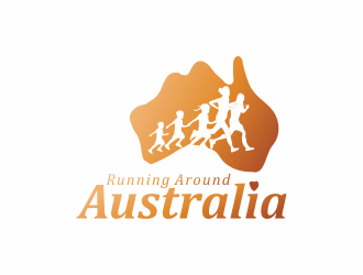 Running Around Australia logo design by haidar