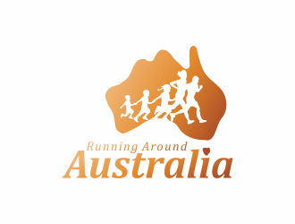 Running Around Australia logo design by haidar