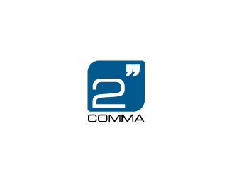 2 Comma Social logo design by my!dea