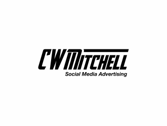 CW Mitchell - Social Media Advertising  logo design by haidar