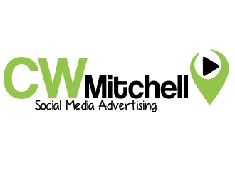 CW Mitchell - Social Media Advertising  logo design by mckris